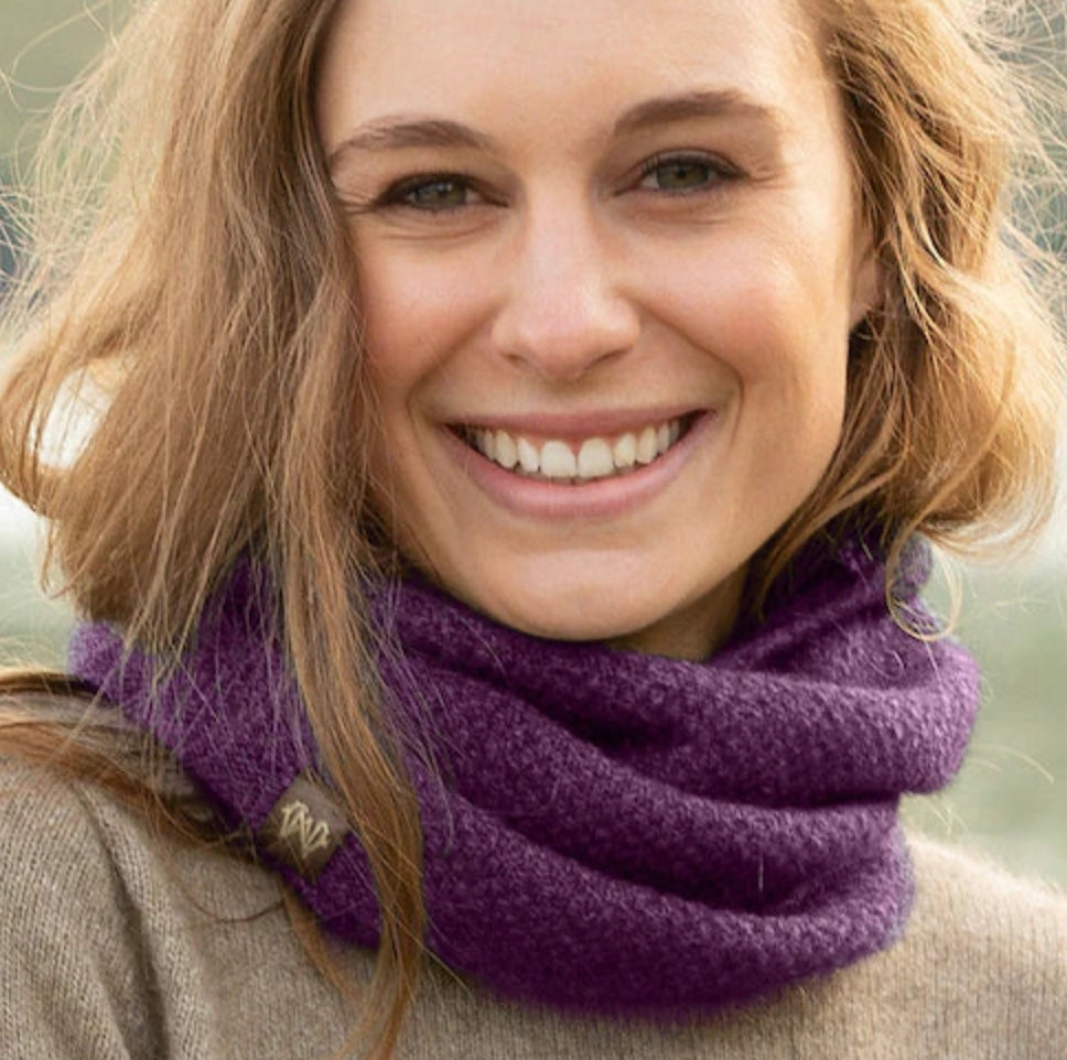 Moss Stitch Neck Warmer