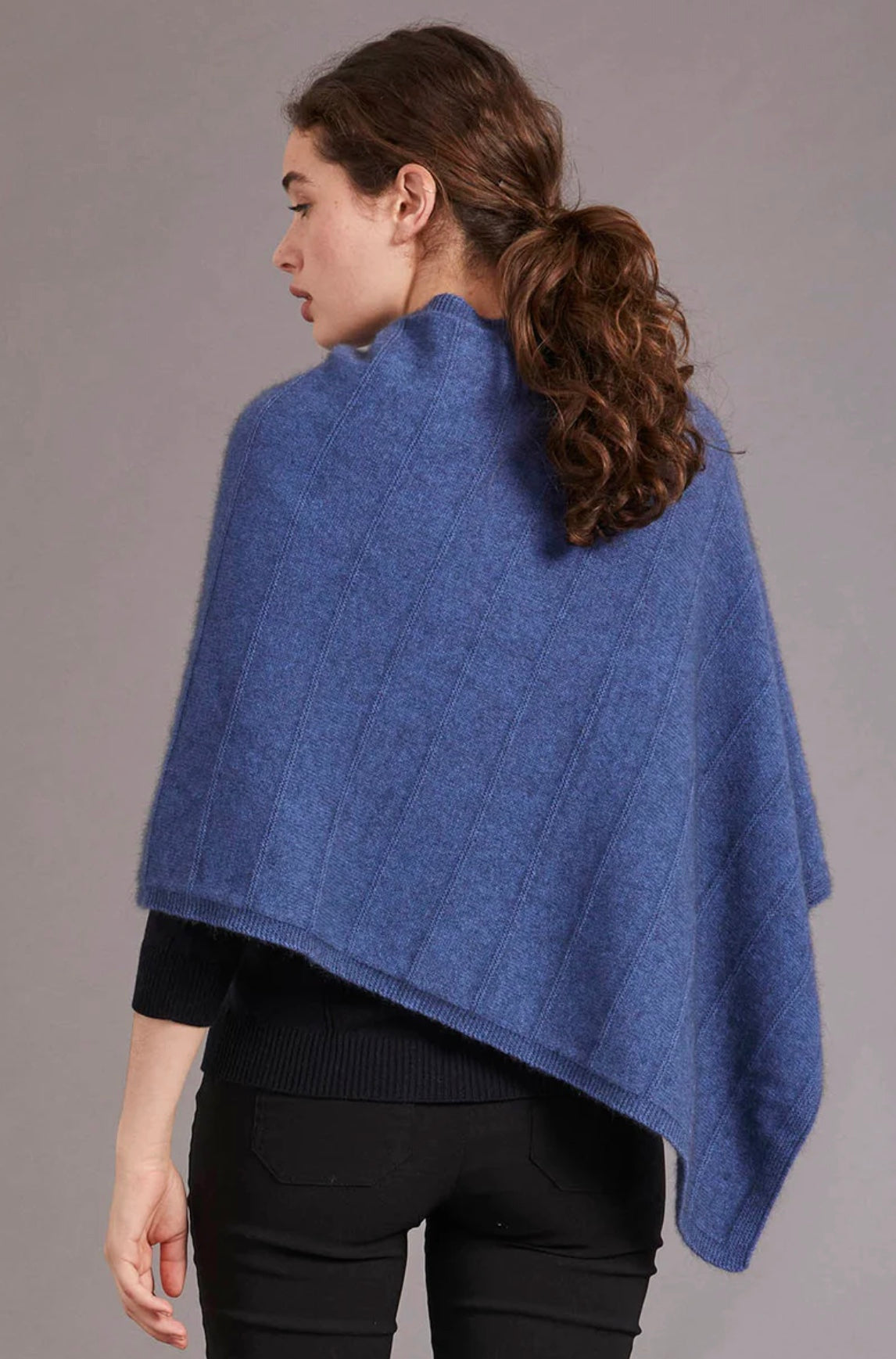 Garter Detail Poncho