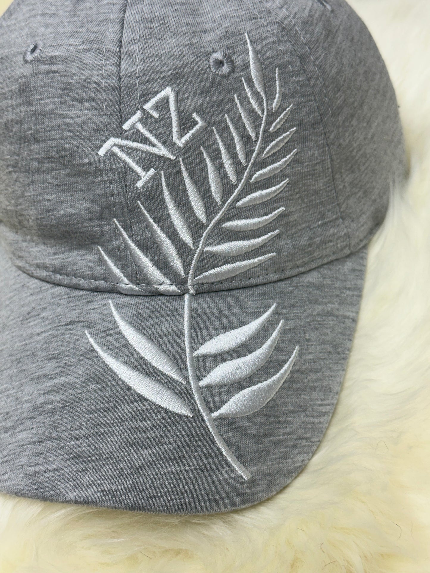 Light Grey NZ Fern Cap