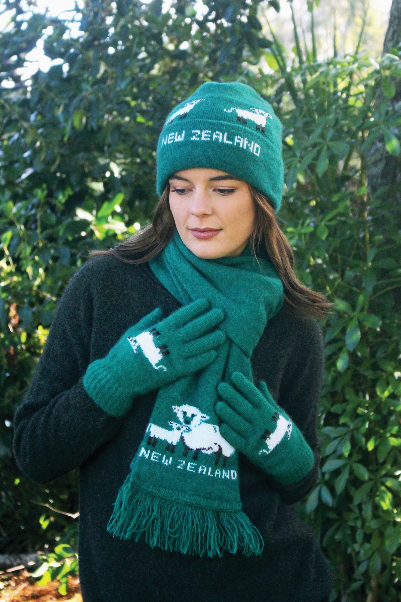 New Zealand Sheep Scarf