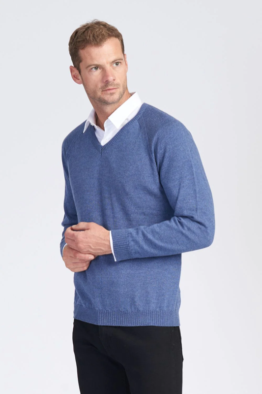 Long Sleeve Raglan V-Neck Sweater