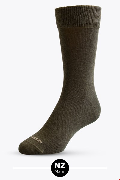 Mens Comfort Top Merino Dress Socks 2 Pack