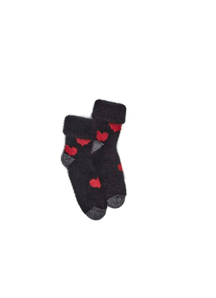 Baby Possum Heart Sock