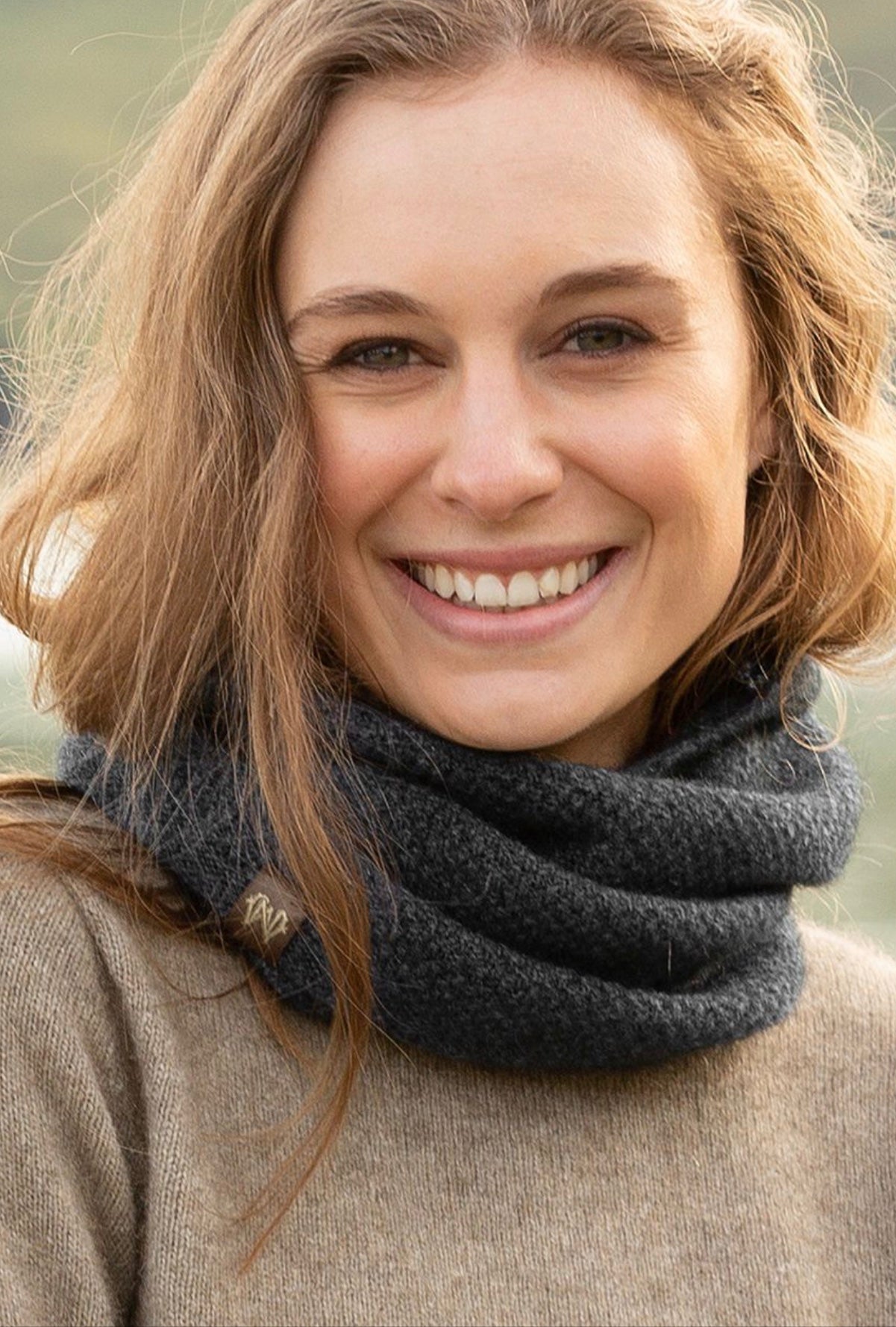 Moss Stitch Neck Warmer