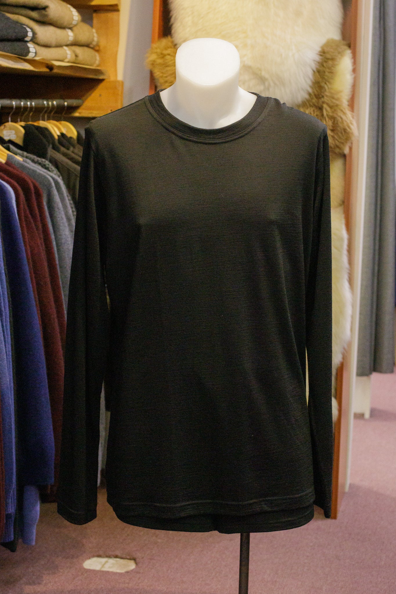 Long Sleeve Crew Neck Top