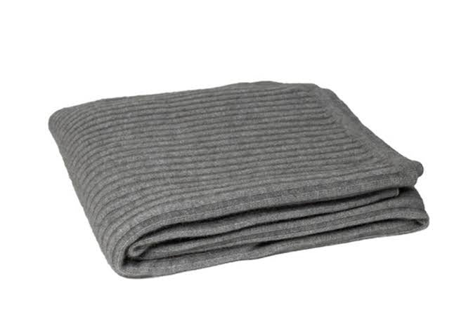 Luxurious Ribbed Throw