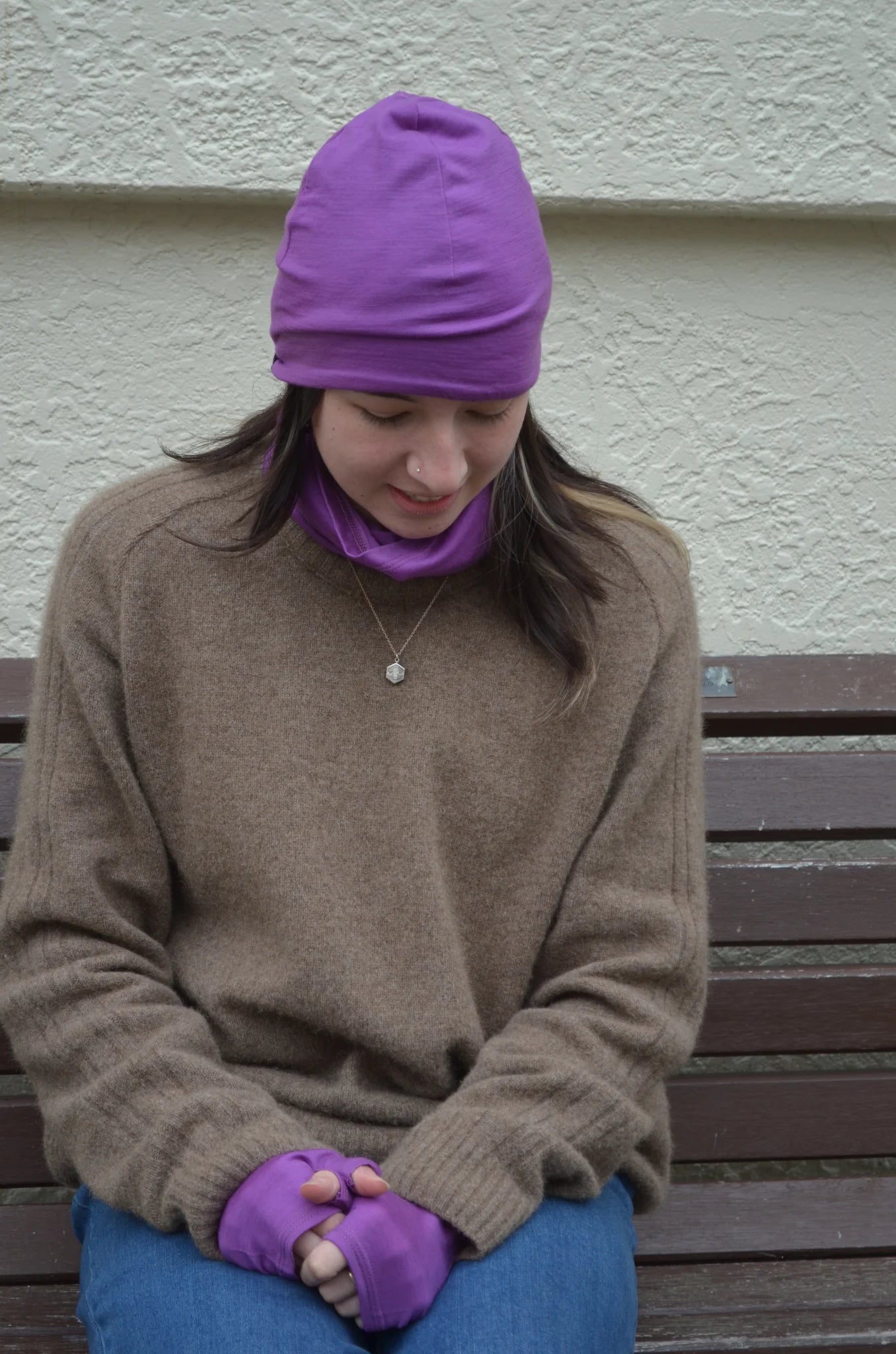 Merino Handwarmer - Stone Hill