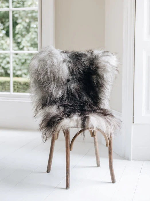 Icelandic Sheepskin Rug Natural Grey