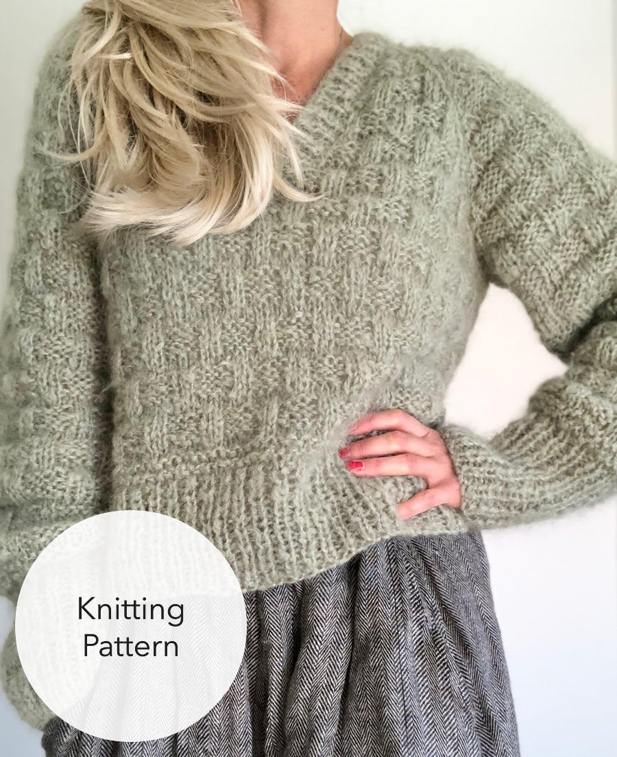 Drybread V Neck Jumper pattern