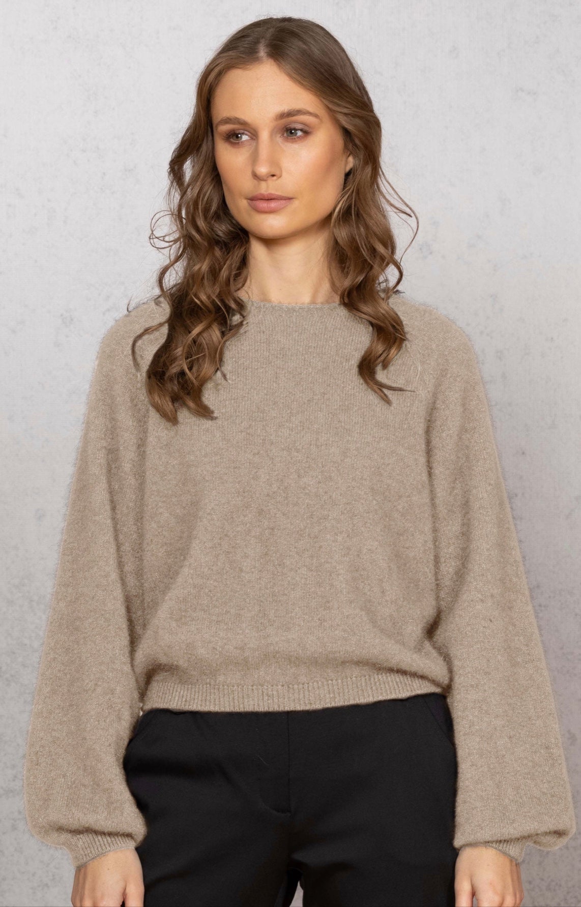 Bellow Sleeve Top