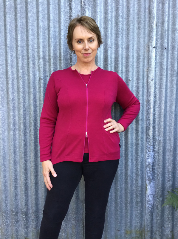 Catherine Zip Cardigan