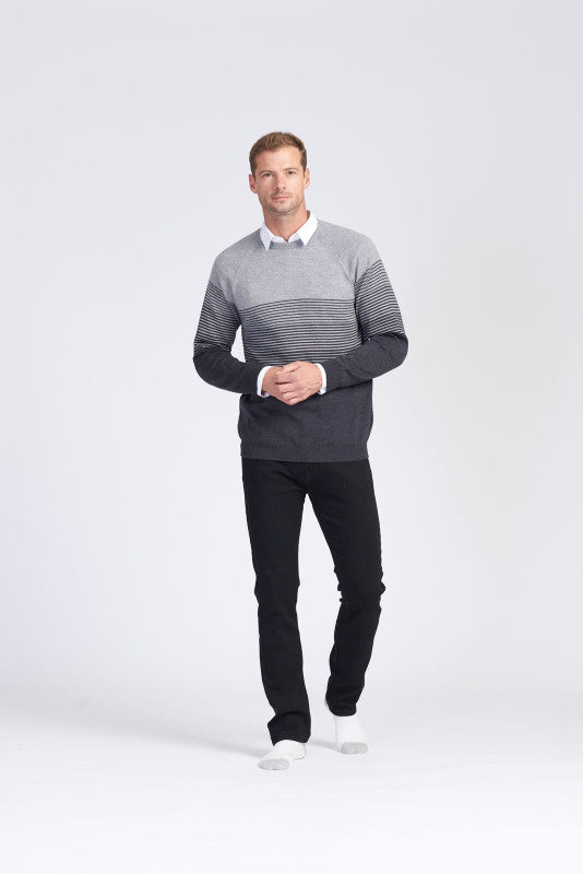 Raglan Graduated Stripe Jumper