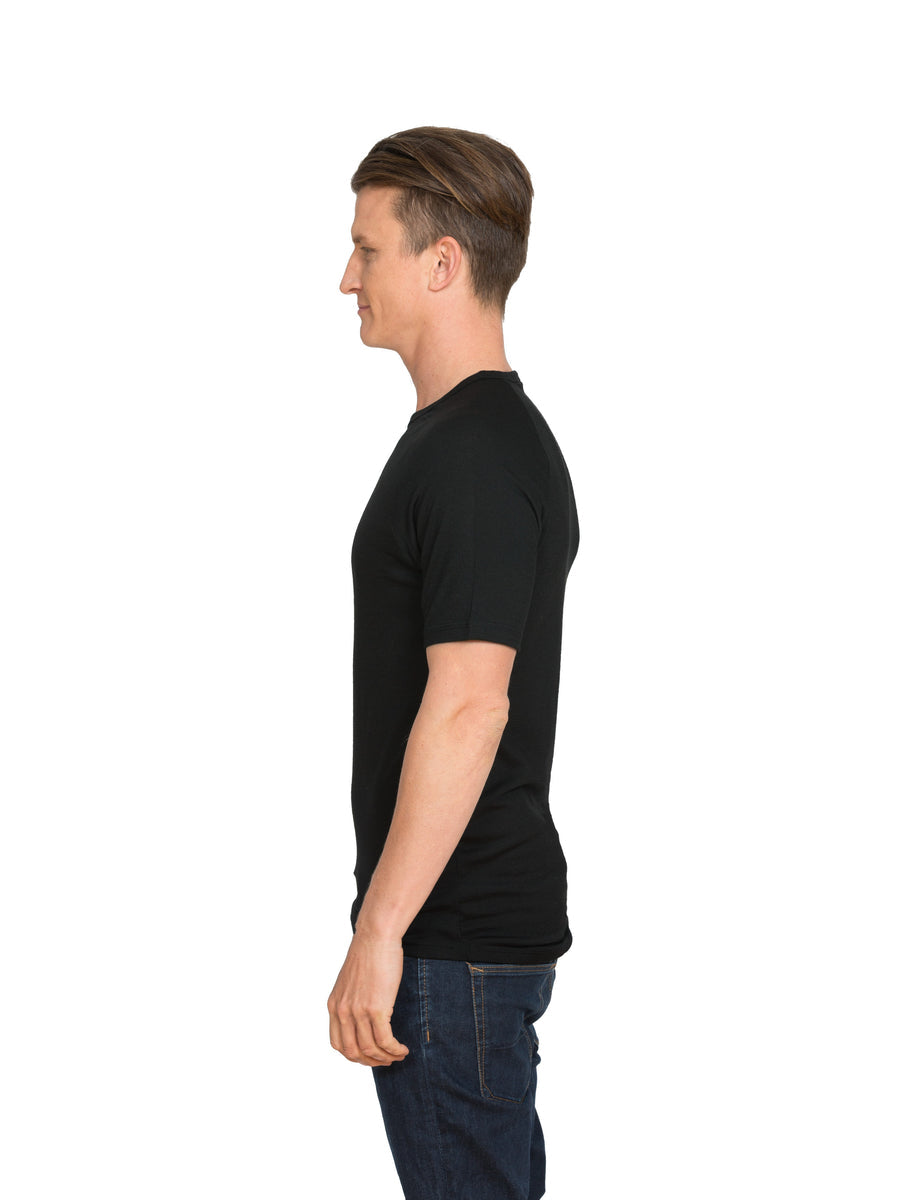 Mens Short Sleeve Crew Neck Top