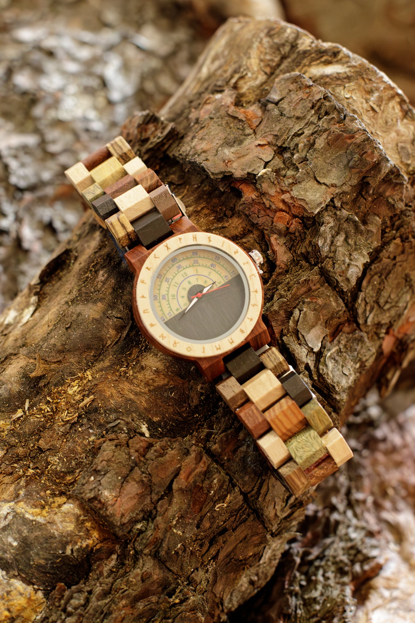 Wooden Rune Watch