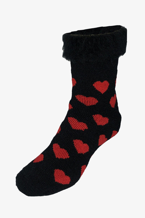 Heart Bed Socks