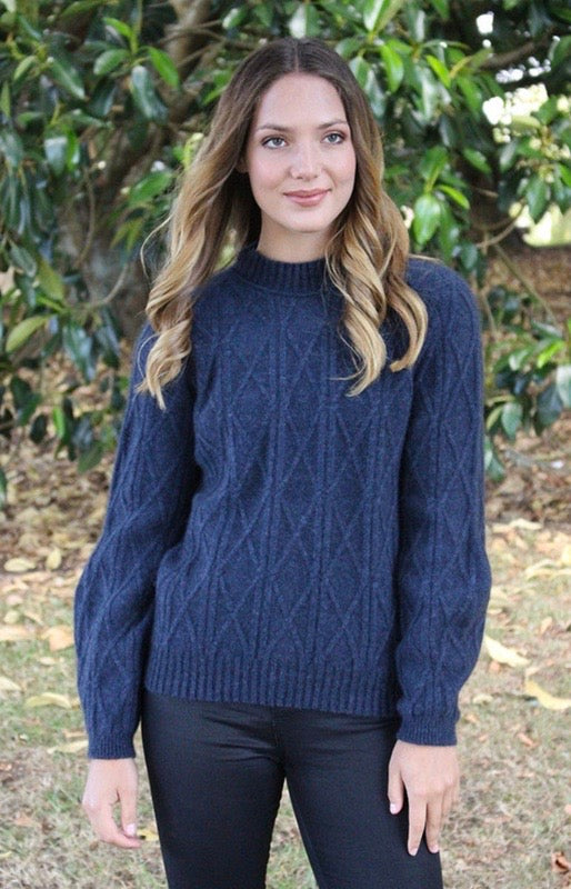 Cable Bell Sleeve Jumper
