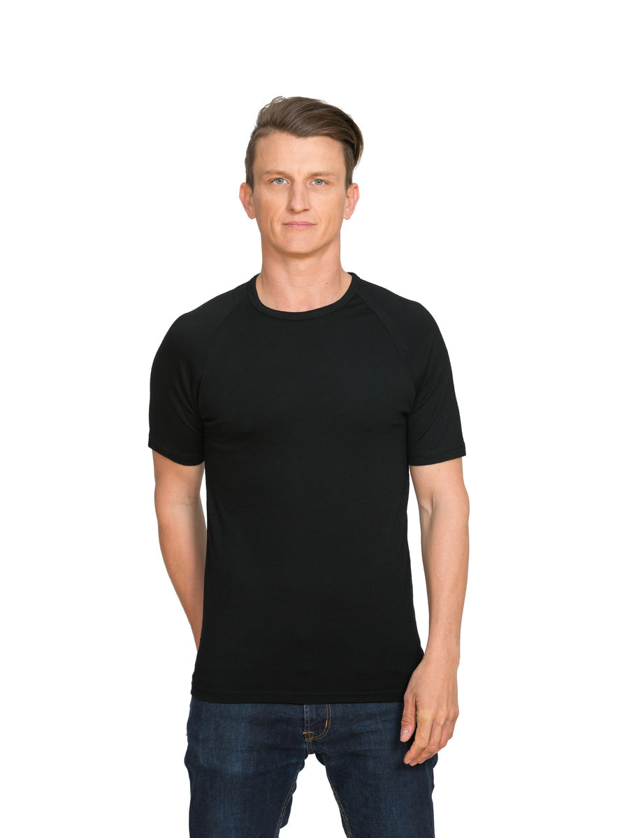 Mens Short Sleeve Crew Neck Top
