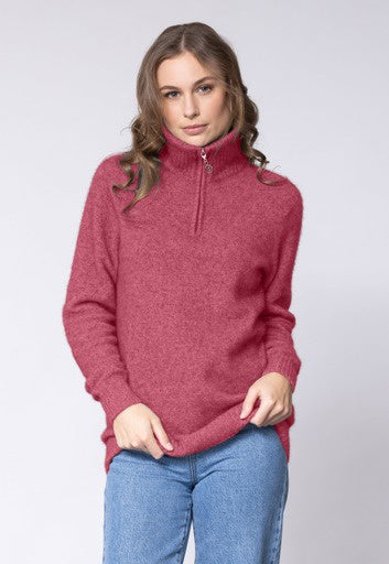 Teak Half Zip Jumper