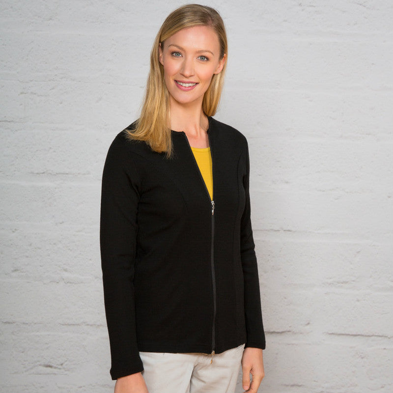 Catherine Zip Cardigan