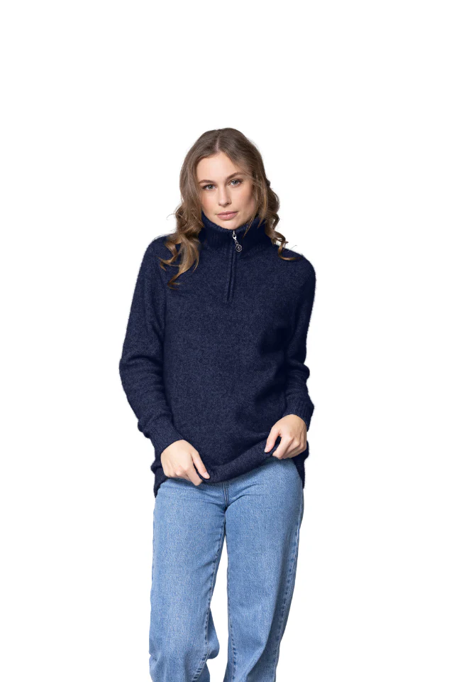 Teak Half Zip Jumper