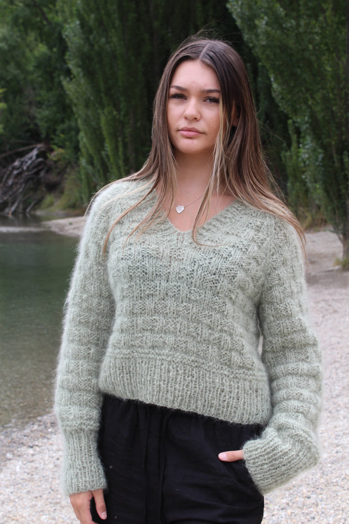 Drybread V Neck Jumper pattern