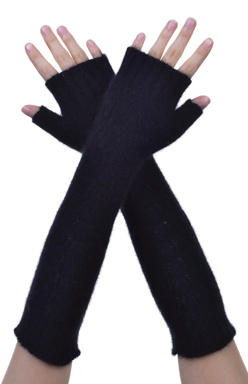 Fingerless Cable Gloves