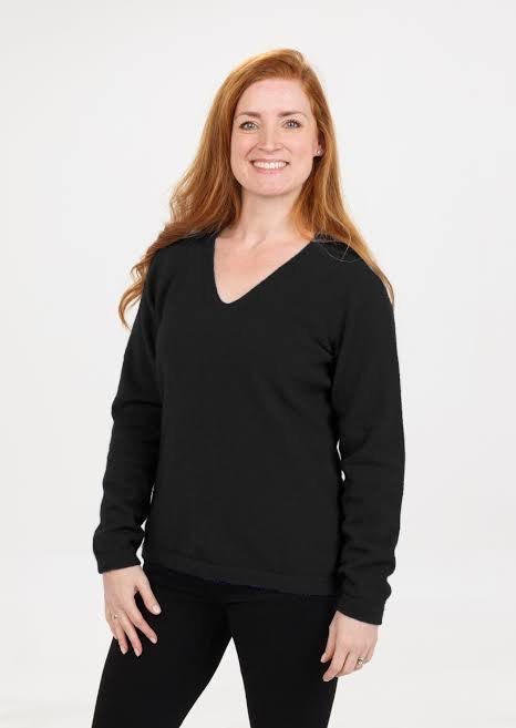 V-Neck Plain Sweater