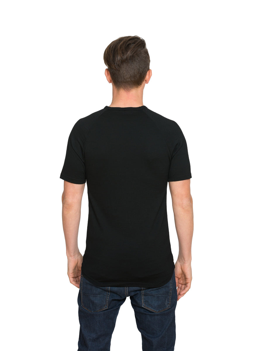 Mens Short Sleeve Crew Neck Top