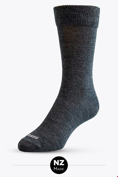 Mens Comfort Top Merino Dress Socks 2 Pack