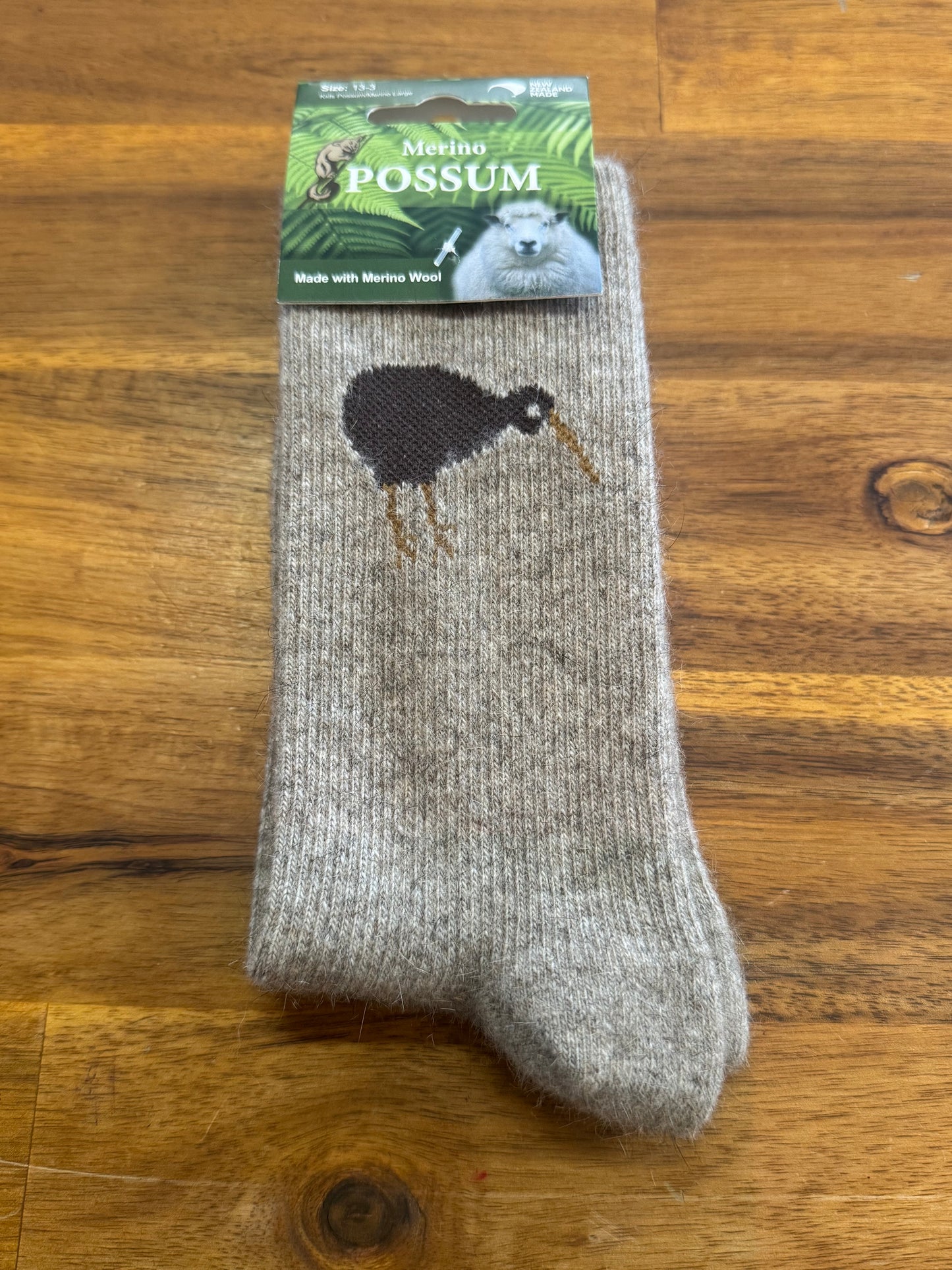 Children Possum Kiwi Sock