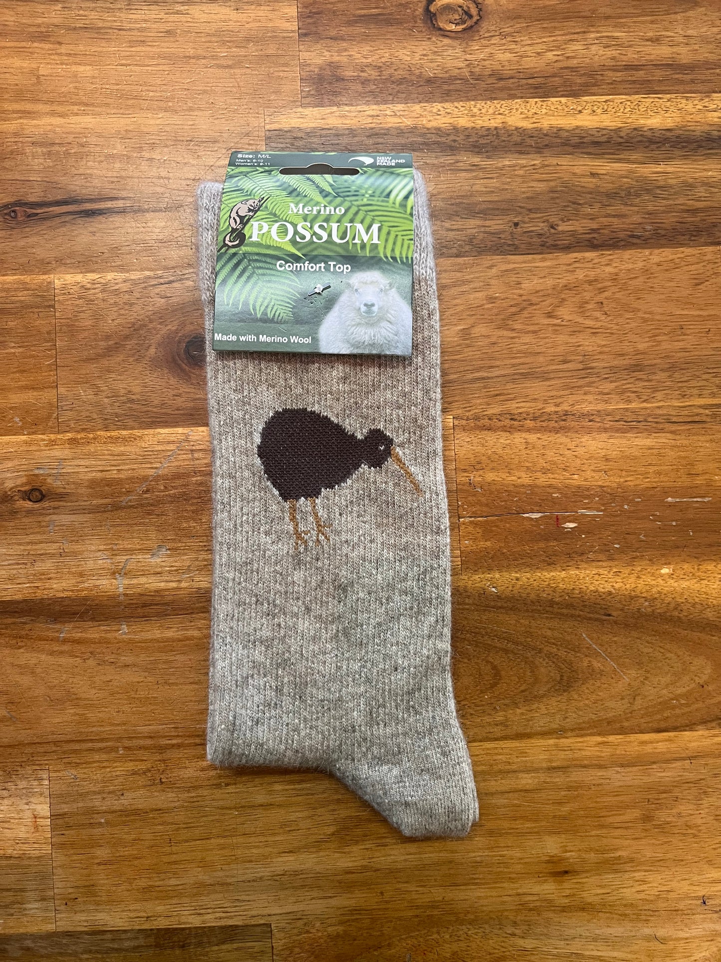 Possum/Merino Kiwi Socks