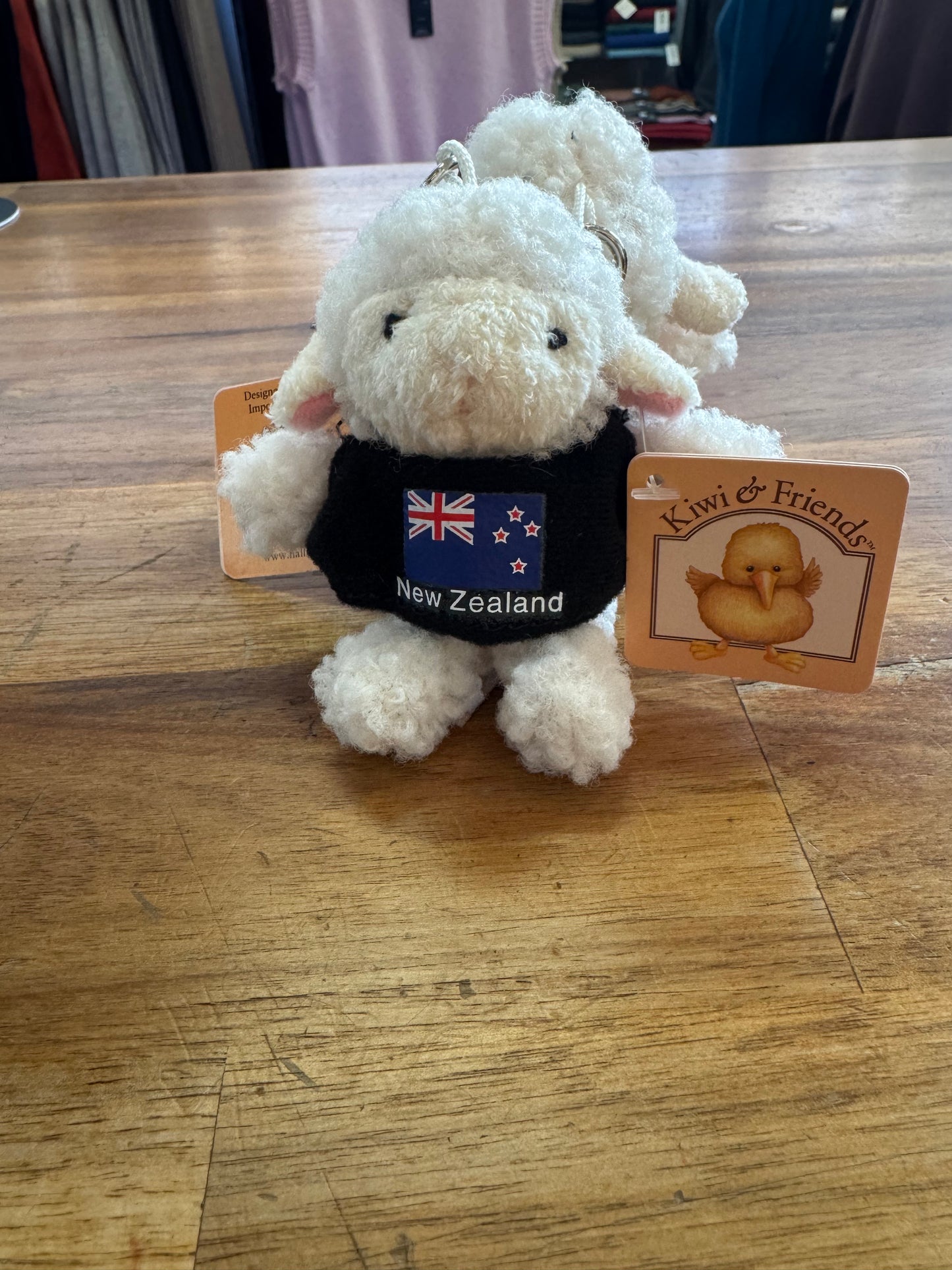 Toy Keyring Sleeping Lamb