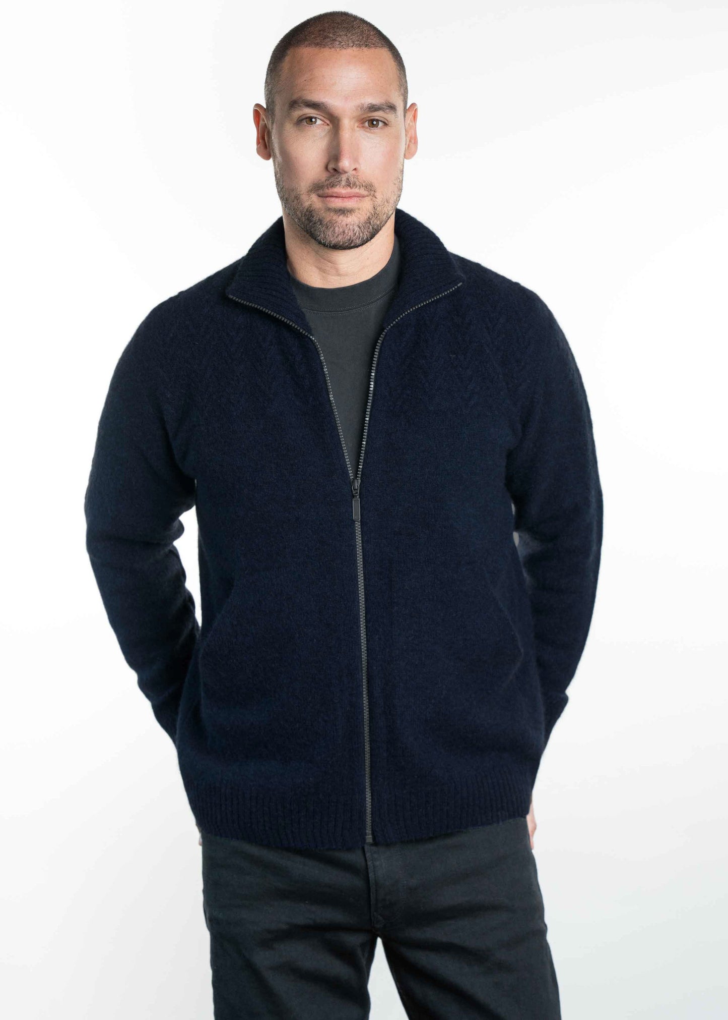 Chevron Zip Jacket