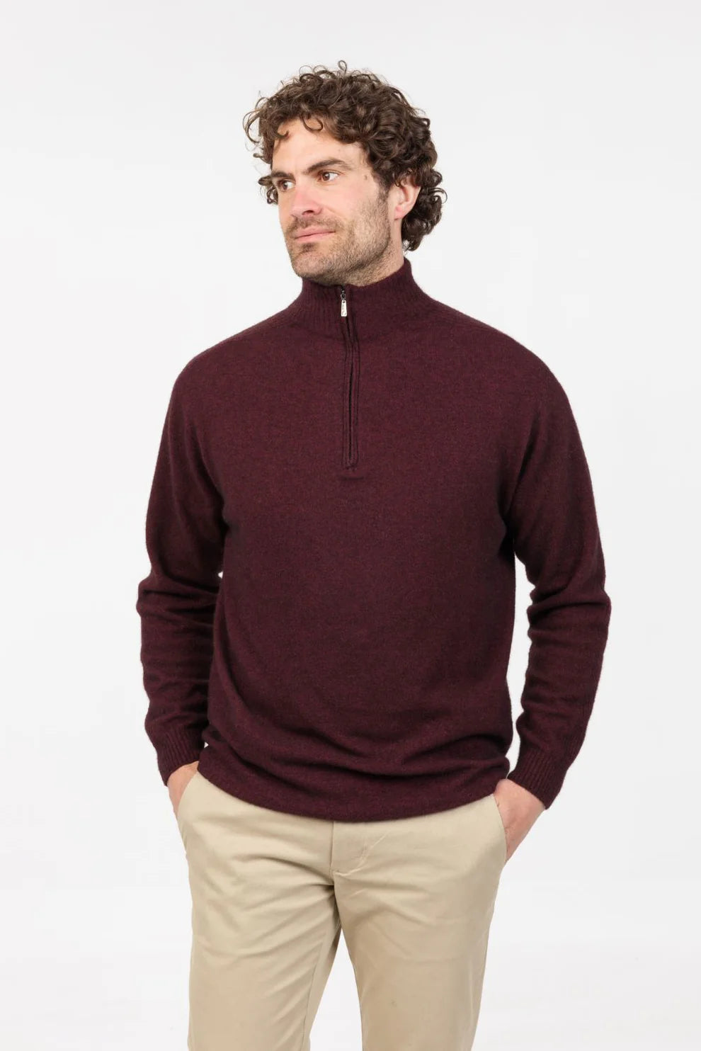 Lightweight Half Zip Sweater