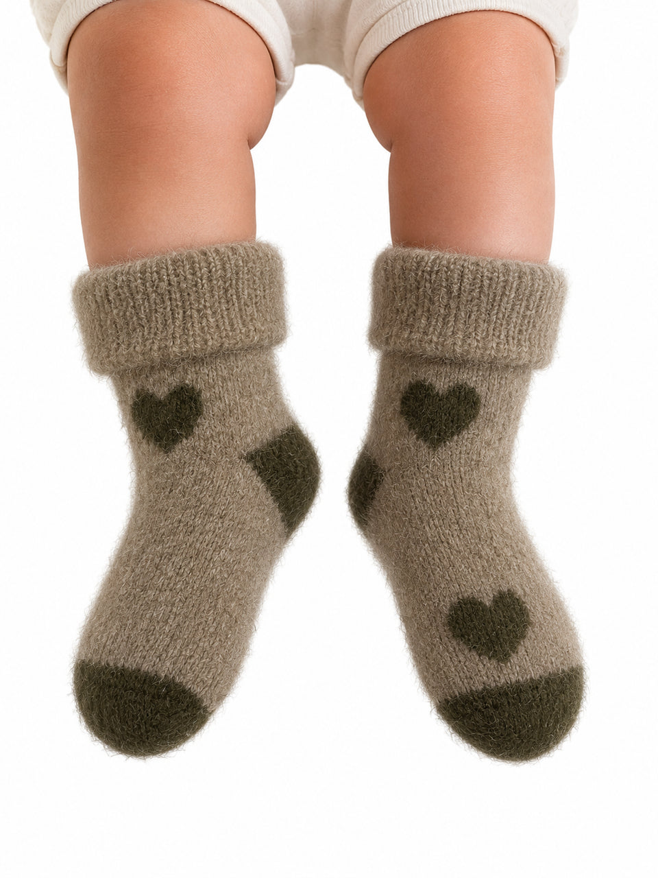 Baby Possum Heart Sock