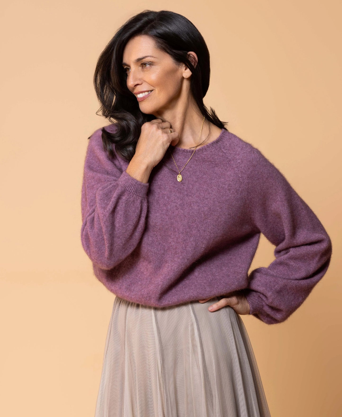 Bellow Sleeve Top
