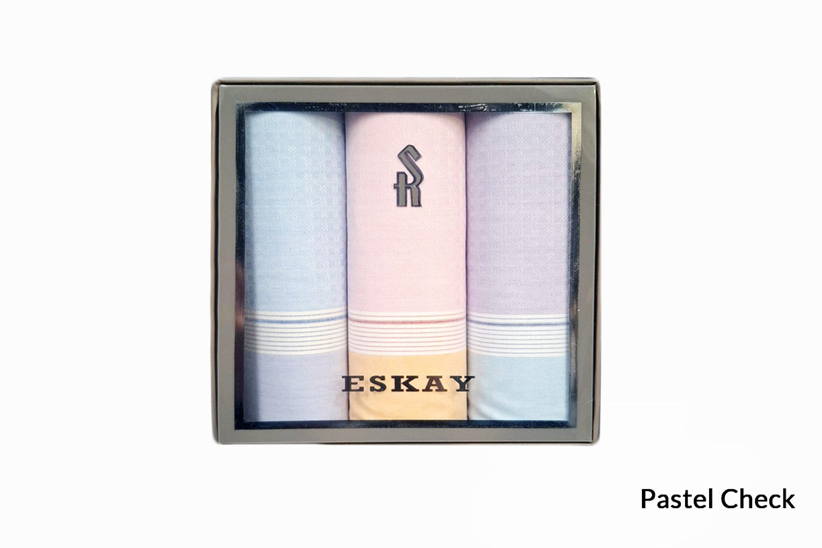Gift Boxed Ladies' Hankies 3pk