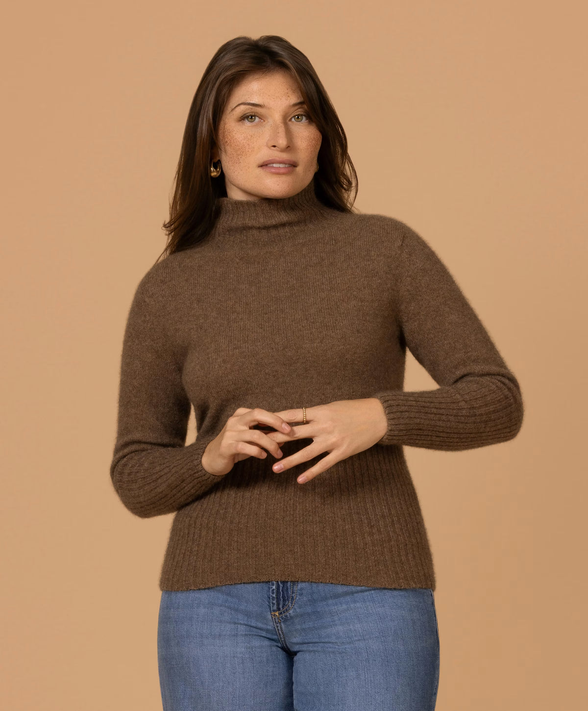 Rib Turtle Neck