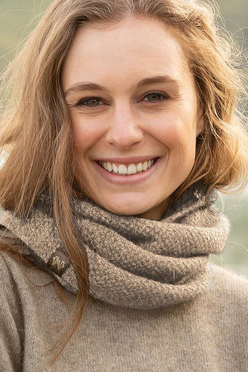 Moss Stitch Neck Warmer