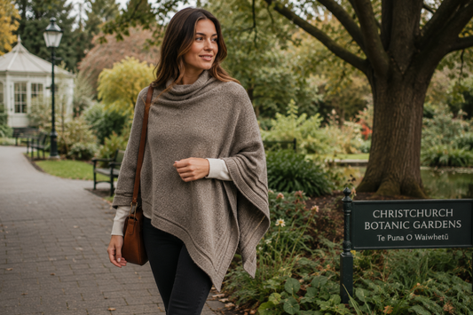 Womens Merino Poncho NZ Style Guide
