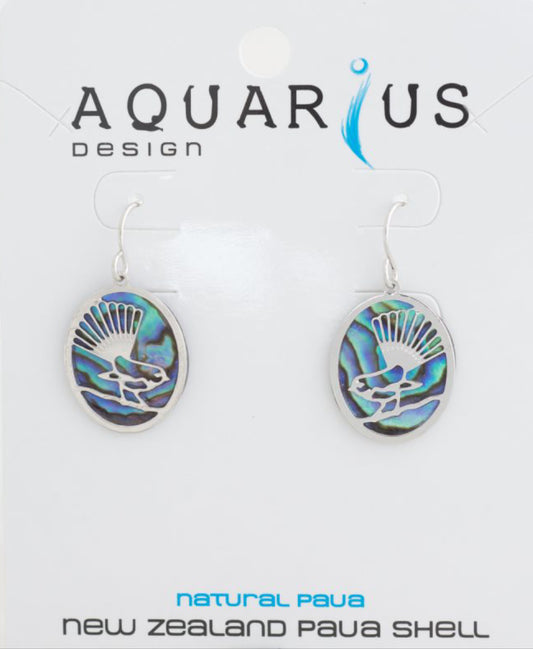 Paua Filigree Fantail Earrings