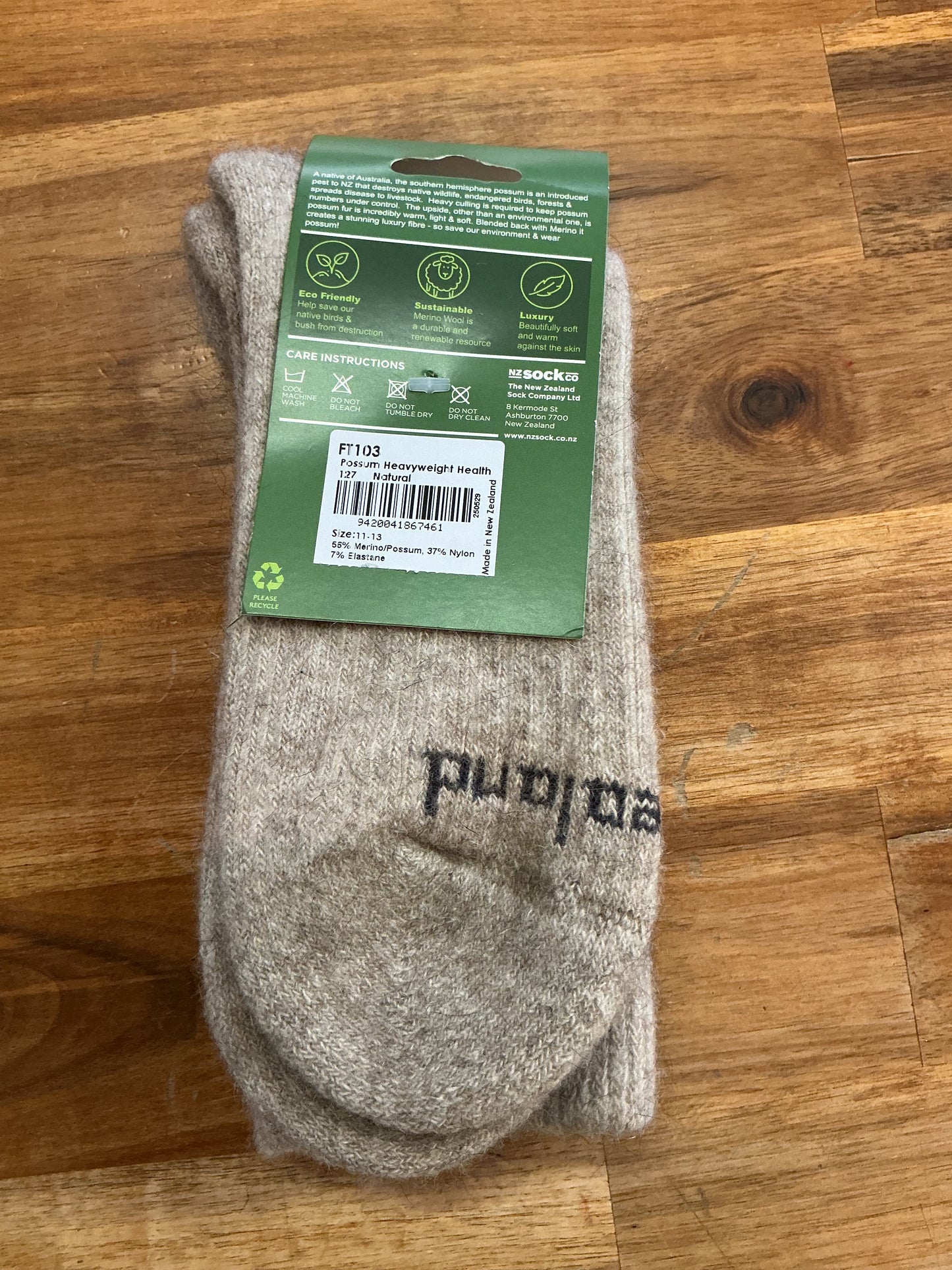 Possum Heavyweight Health Sock