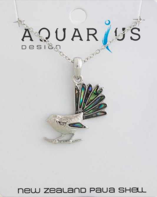 Paua Fantail Necklace