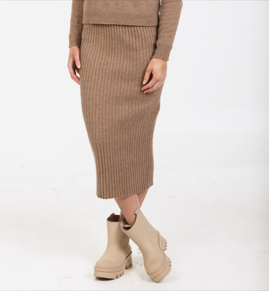 Ribbed Skirt