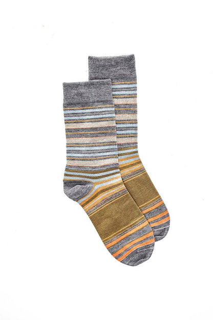 Varied Stripe Sock