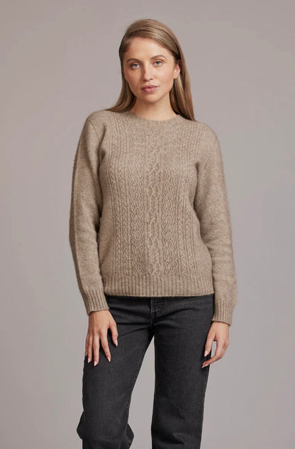 Lace Detail Crew Neck Jumper