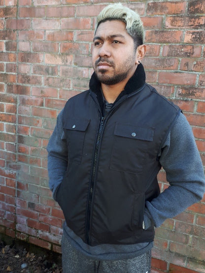 Sleeveless Oilskin Vest