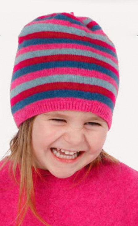 Kids Striped Beanie