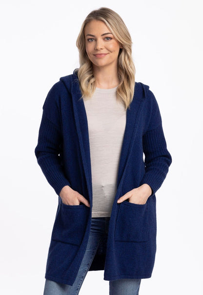 Hooded Longline Cardigan