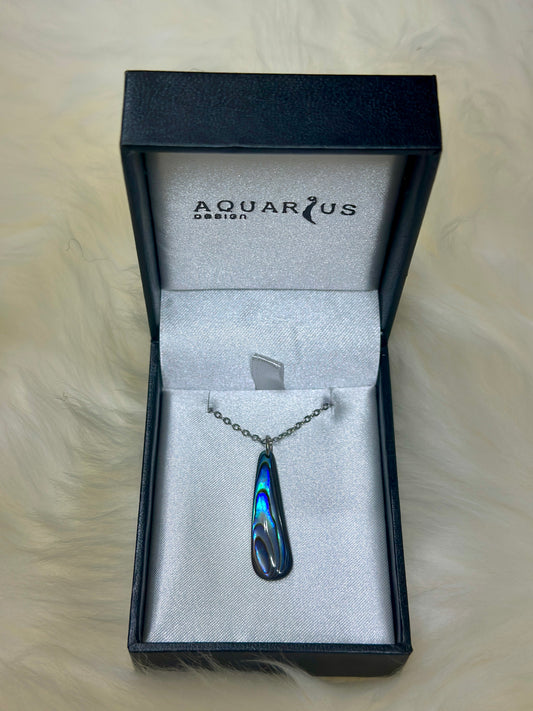 Paua Teardrop Pendant